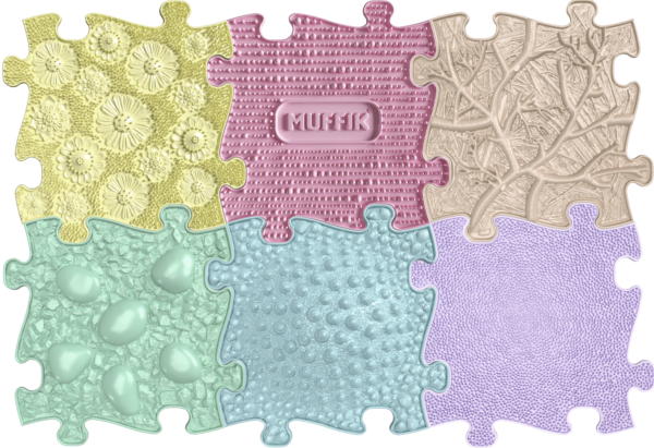 Set of orthopedic floors - Baby set, variant b PASTEL