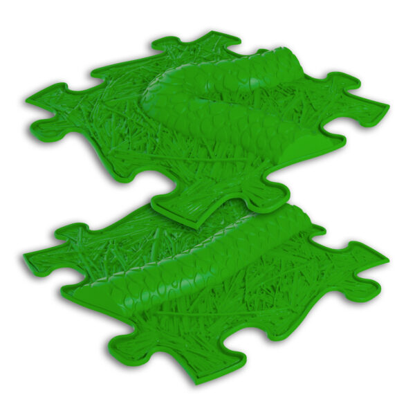 Set of orthopedic floors - Snake extended green